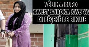 Jinek kurd xwest bi qestî zaroka xwe bikuje