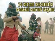 14 hezar koçberên Kobanî hatine başûr
