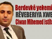 Ji hemû wezîfeyan istîfa kir