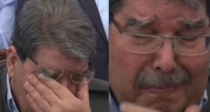 Bavê Welat li ser gora Mam Celal giriya